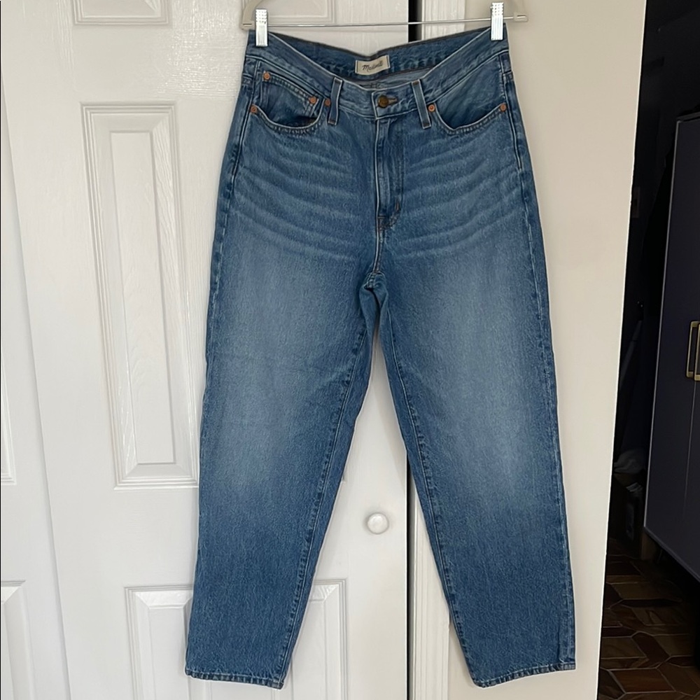 Madewell Blue slouchy boyjean